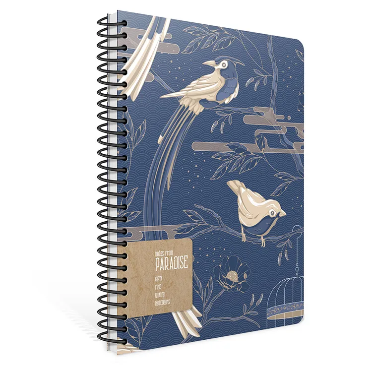 GIPTA PARADISE SPİRALLİ SERT KAPAK 17x24 120YP.KARELİ DEFTER