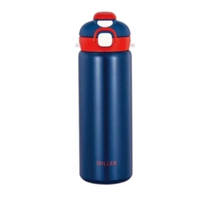 VAGONLİFE DILLER PASLANMAZ ÇELİK PİPETLİ/PİPETSİZ KULLANIM MATARA/TERMOS 9073 700ML BLUE
