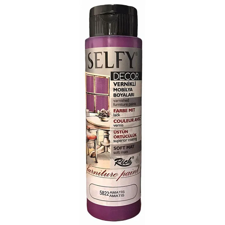 RİCH SLF-500-5822 SELFY DECOR VERNİKLİ AKRİLİK BOYA 500cc.AMATİS