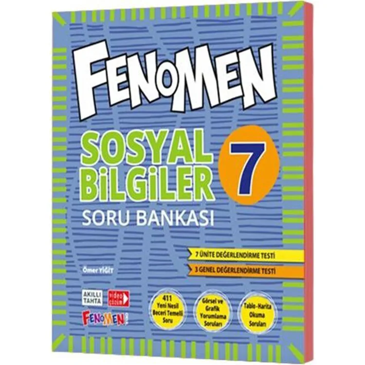FENOMEN 7. SINIF SOSYAL BİLGİLER SORU BANKASI - 2025 MÜFREDAT