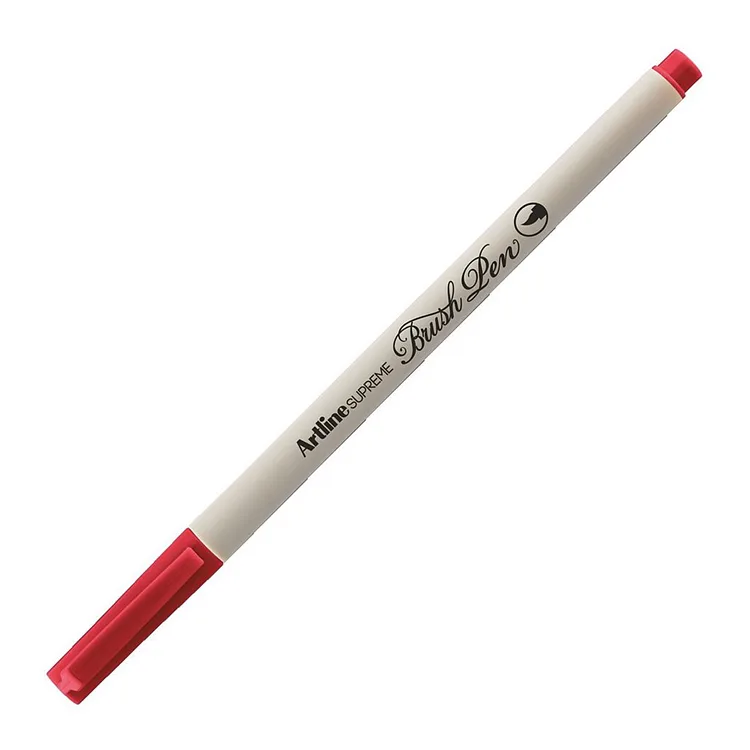 ARTLINE SUPREME EPFS-F BRUSH UÇLU KALEM KIRMIZI