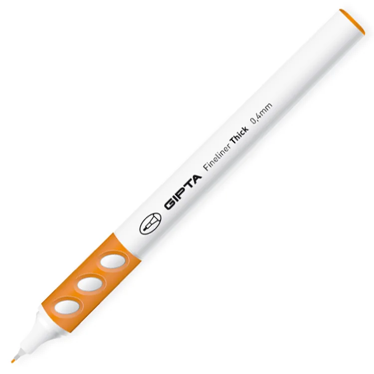 GIPTA FINELINER THICK 04 MM YUVARLAK GÖVDE TURUNCU