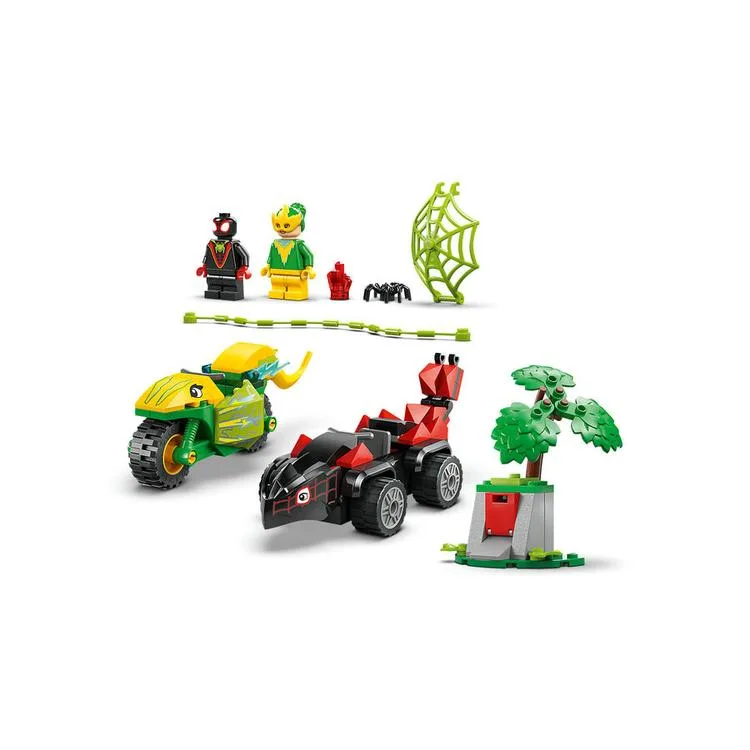 LEGO MARVEL 11198 SPIDEY SPIN VE ELECTRO DINOZOR ARACI TAKİBİ 124 PARÇA 4+