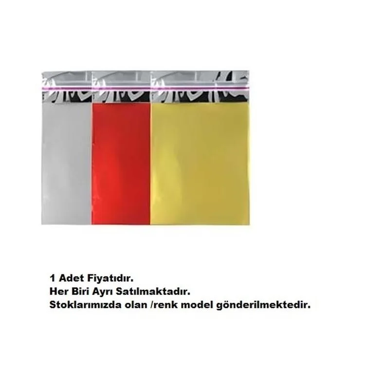 SAN METALİZE LÜKS YAPIŞKANLI HEDİYE POŞETİ 17X25 (50 Adet) 1 PAKET
