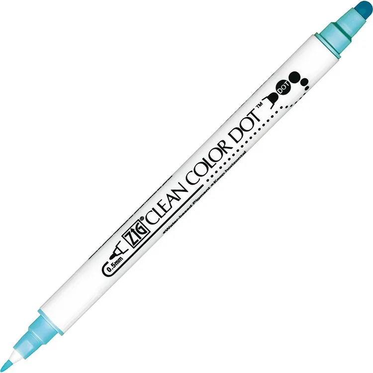 ZIG CLEAN COLOR ÇİFT UÇLU DOT KALEM TC-6100 036 BLUEBONNET