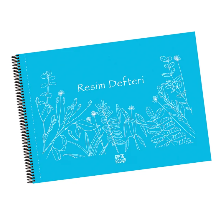 GIPTA ECO FRESCO 35X50 SPİRALLİ PP KAPAK 25 YP RESİM DEFTER