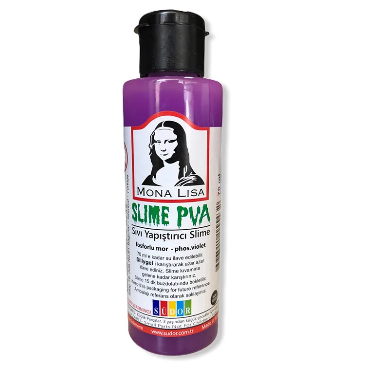 SÜDOR SL01-16 SLIME SIVI YAPIŞTIRICI 70 ML FOSFORLU MOR