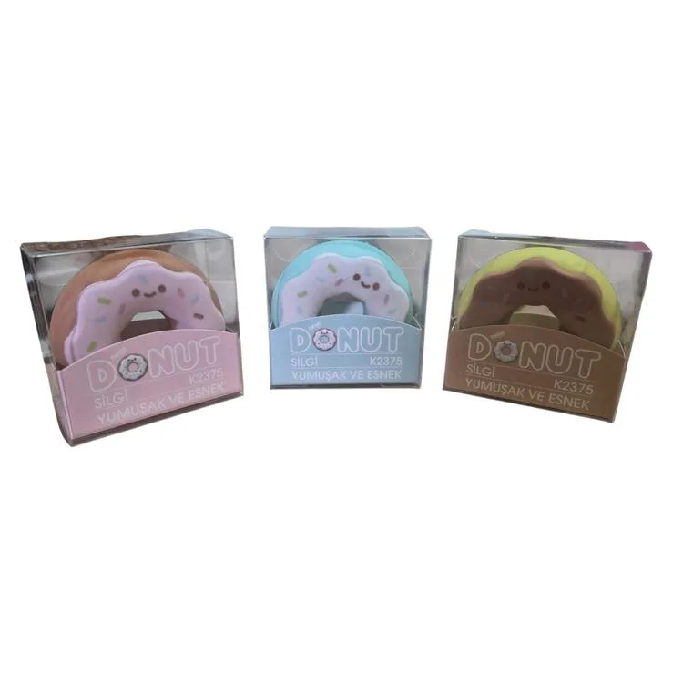 GIPTA K2375 DONUT PET BOX YUMUŞAK ESNEK RENKLİ SİLGİ - TEKLİ