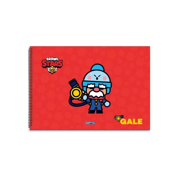 GIPTA BRAWL STARS 17X24 SPİRALLİ RESİM DEFTERİ 15 YP.