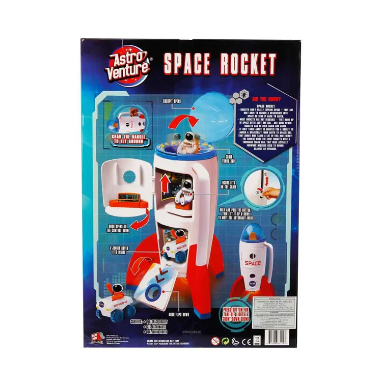 SUNMAN 26020 ASTRO VENTURE UZAY ROKETİ SETİ SESLİ IŞIKLI 3+