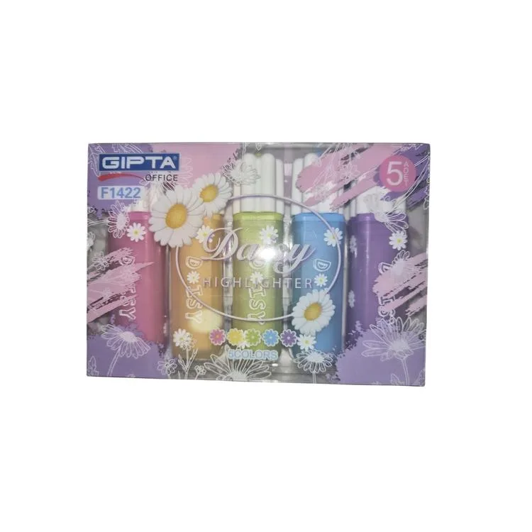 GIPTA F1422 DAISY FOSFORLU KALEM 5'Lİ SET