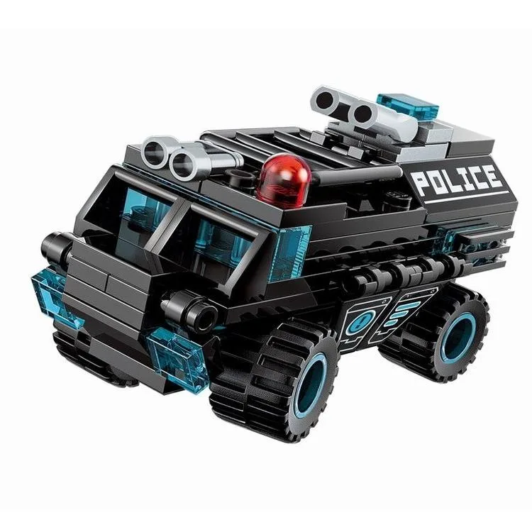 VAGONLIFE KEEPPLEY 1413-3 TRANS COLLECTOR LASER PANZER 73 PARÇA BLOCK OYUNCAK +6