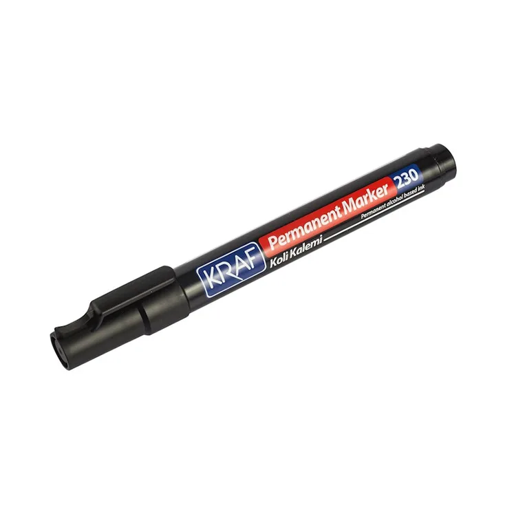 KRAF 230 PERMANENT MARKER KESİK UÇ - SİYAH