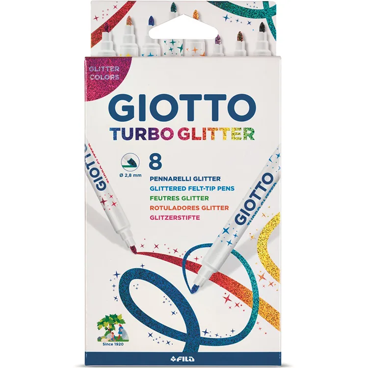 GIOTTO TURBO SİMLİ KEÇELİ KALEM 8'Lİ