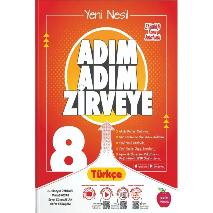 NEWTON 8.SINIF ADIM ADIM ZİRVEYE TÜRKÇE SORU BANKASI