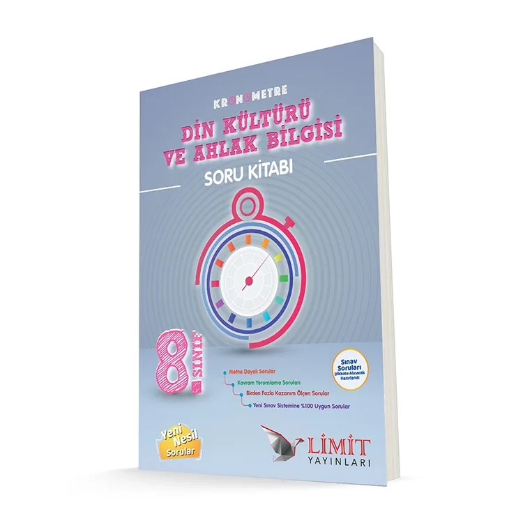 LİMİT 8. SINIF KRONOMETRE DİN KÜLTÜRÜ VE AHLAK BİLGİSİ SORU KİTABI