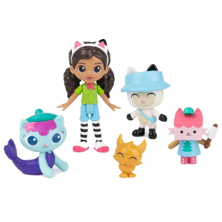 SPIN MASTER GABBY'S DOLLHOUSE -GABBY VE ARKADAŞLARI KAMPTA FİGÜR SETİ - 6067225