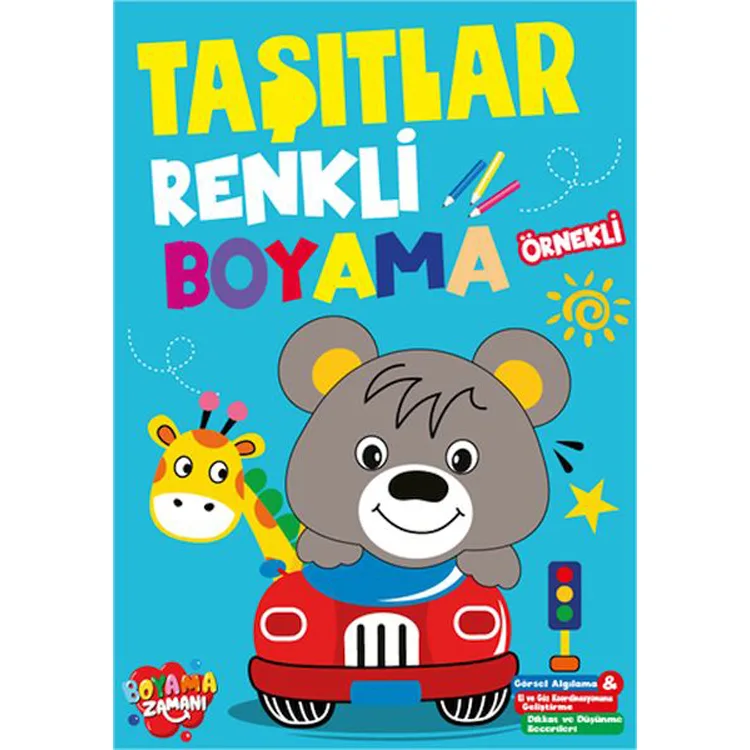 İLK BOYAMALARIM RENKLİ BOYAMA - TAŞITLAR