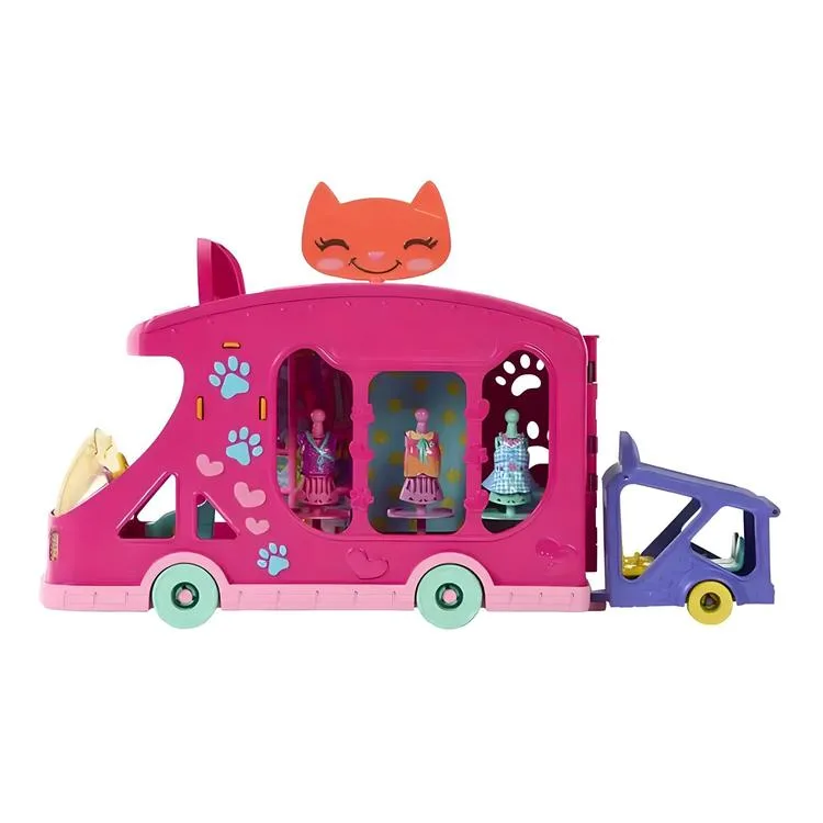 ENCHANTIMALS HPB34 KEDİ TEMALI MODA OTOBÜSÜ