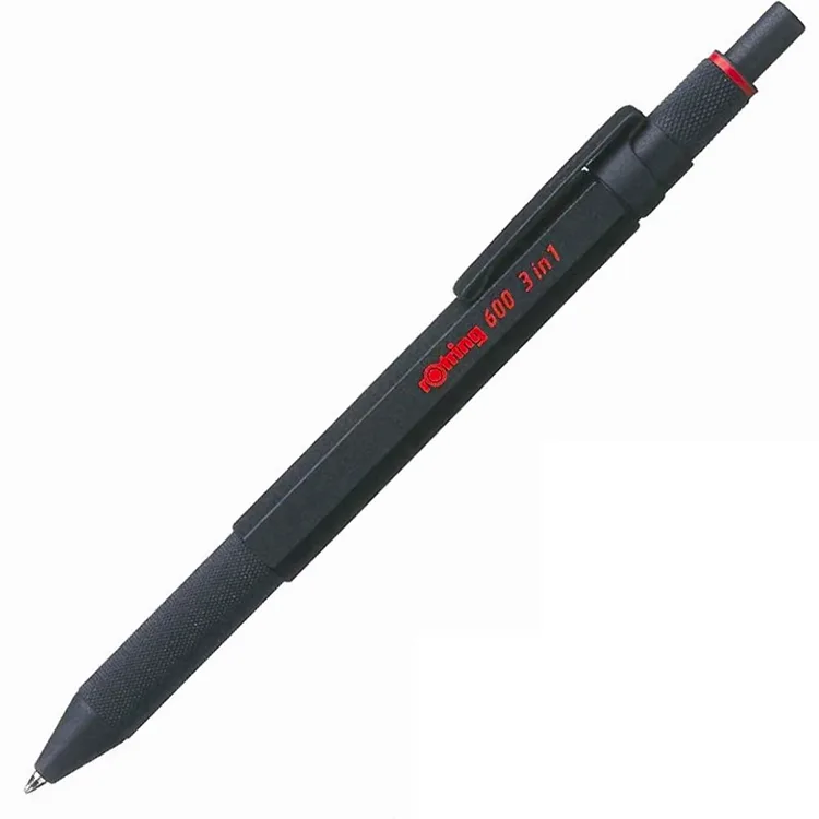 ROTRING 600 SİYAH MULTIPEN ÜÇ FONKSİYONLU KALEM 2164108