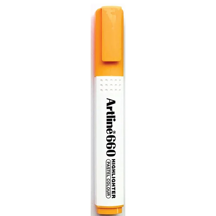 ARTLINE EK- 660 KESİK UÇ 1.0-4.0mm HIGHLIGHTER FOSFORLU KALEM PASTEL ORANGE