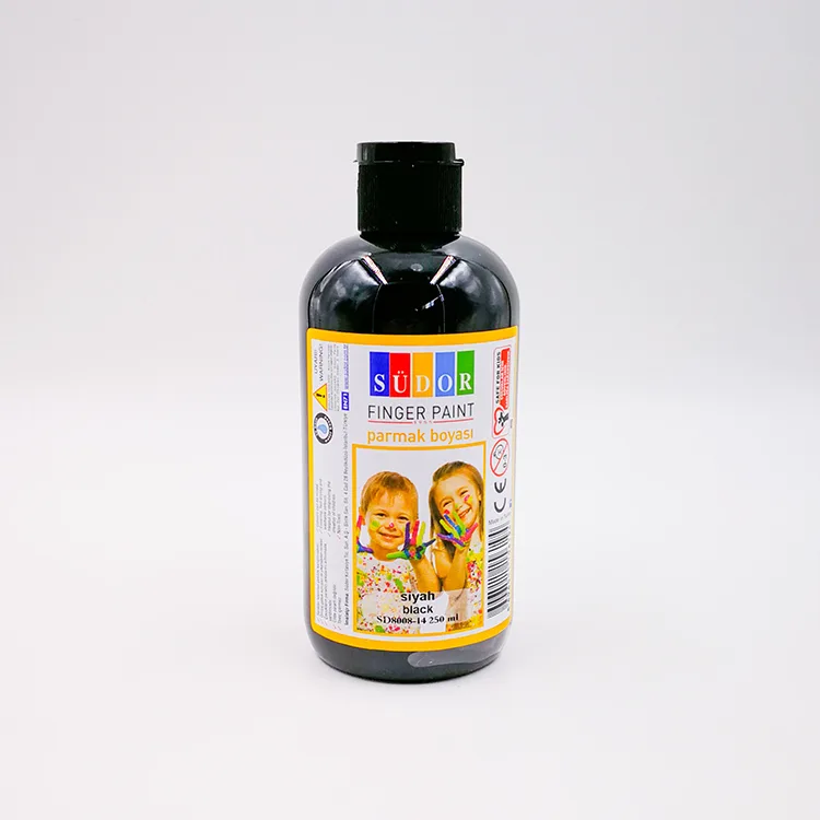 SÜDOR PARMAK BOYASI 250ML. SİYAH - SD8008-14