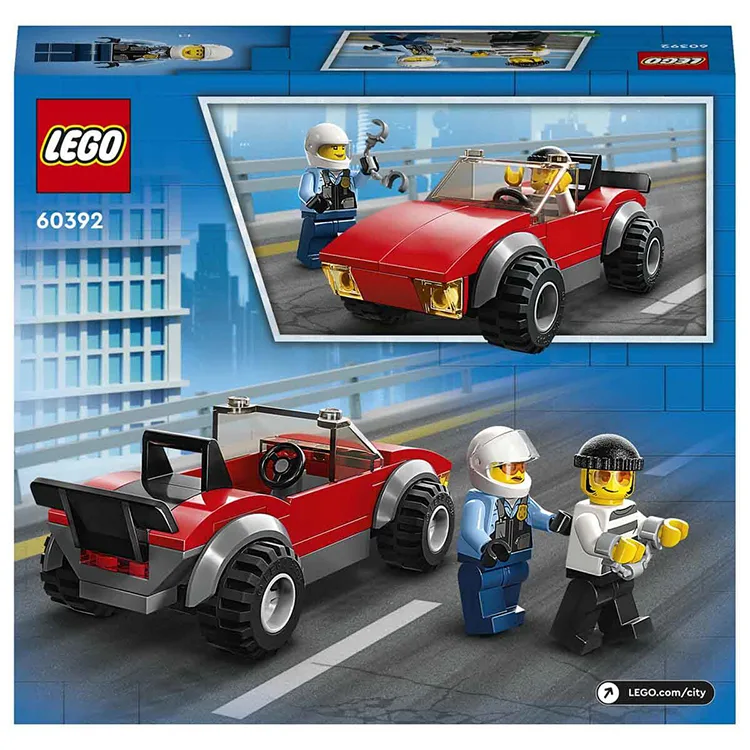 LEGO CITY POLICE MOTOSİKLETİ ARABA TAKİBİ LSC-60392