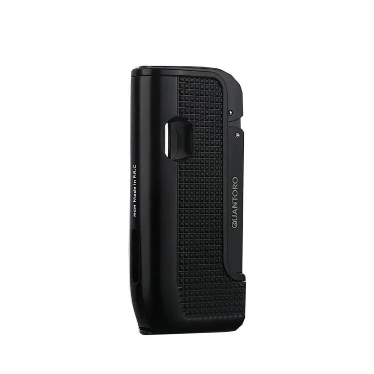 QUANTORO MGM05-58 DELİCİLİ TEK TORCH – JET ALEV ÇAKMAK – SİYAH NOKTA DESENLİ