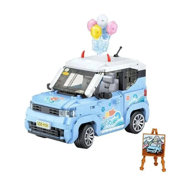 VAGONLIFE LOZ 1131 BALON ARABASI MAVİ 875 PARÇA BLOCK OYUNCAK 6+