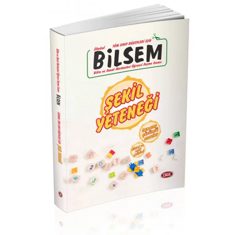 DATA İLKOKUL BİLSEM TÜM SINIF DÜZEYLERİ İÇİN ŞEKİL YETENEĞİ TAMAMI ÇÖZÜMLÜ SORULAR