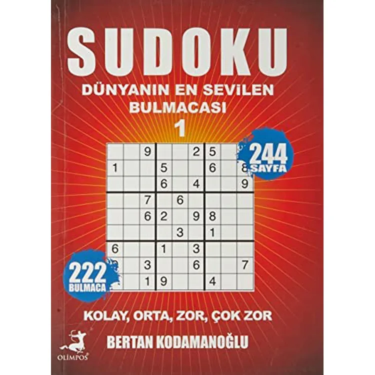 SUDOKU DÜNYANIN EN SEVİLEN BULMACASI - 1