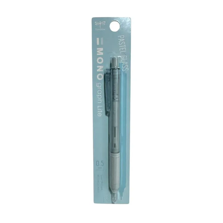 TOMBOW MONO GRAPH MEKANİK KURŞUN KALEM 0.5MM LITE PASTEL GLASS- CAM MAVİ XCSH-MGL407LPK