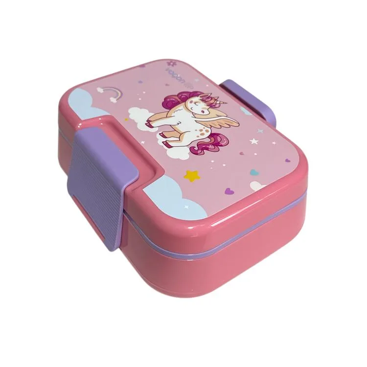 VAGONLİFE VGN1262 4 BÖLMELİ SAPLI BESLENME YEMEK KABI- LUNCH BOX 1030 ML UNICORN