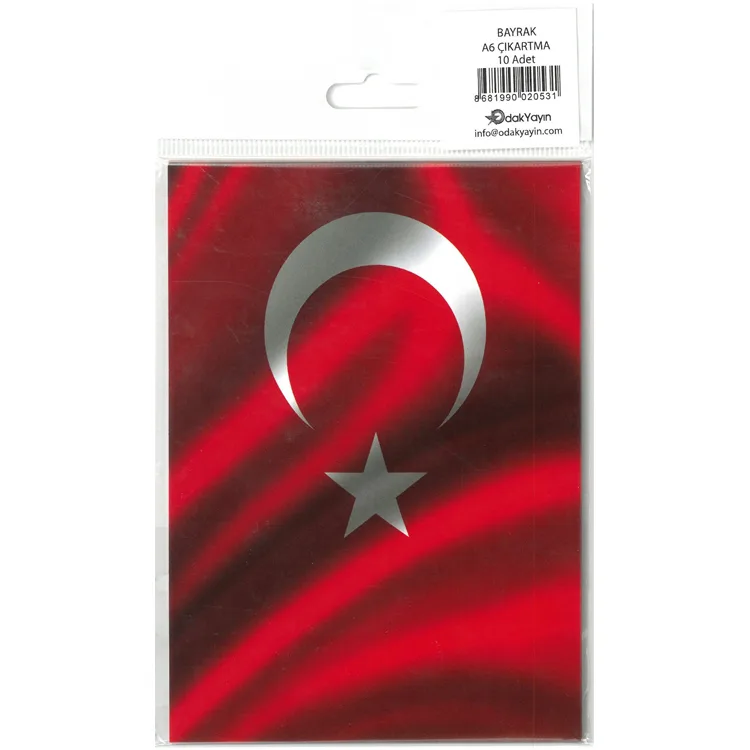 ODAK 777-039 A6 BAYRAK STICKER 10'LU