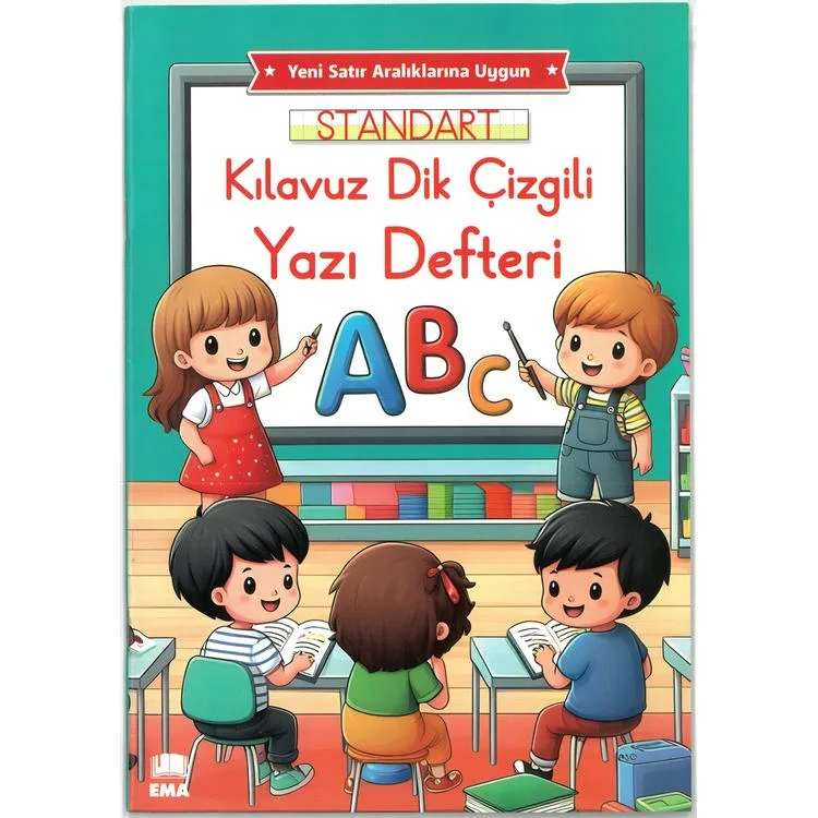 EMA STANDART KILAVUZ DİK ÇİZGİLİ GÜZEL YAZI DEFTERİ A4 24 YP.
