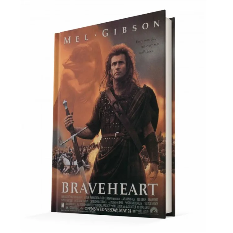 DEFTER FİLM AFİŞLERİ SERİSİ 14x10 ÇİZGİLİ DEFTER / BRAVEHEART