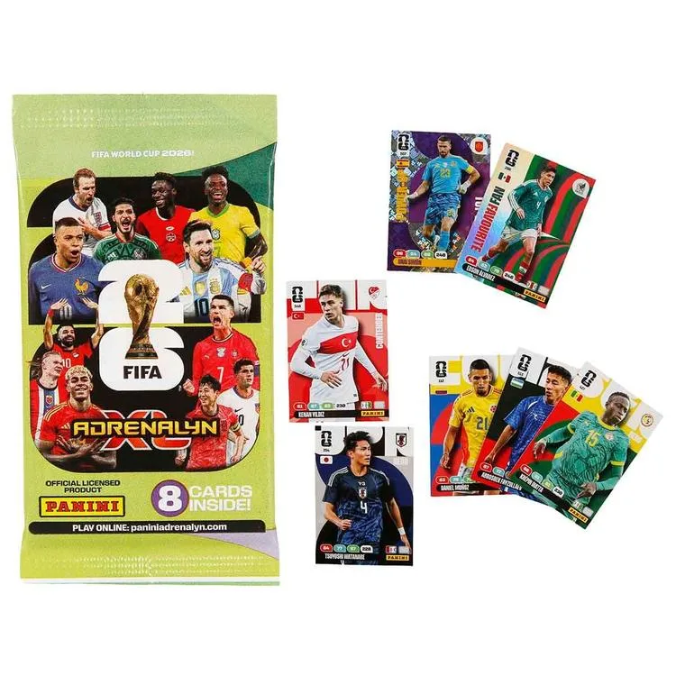 PANİNİ FIFA WORLD CUP 2026 ADRENALYN XL KART PAKETİ - 8 KART