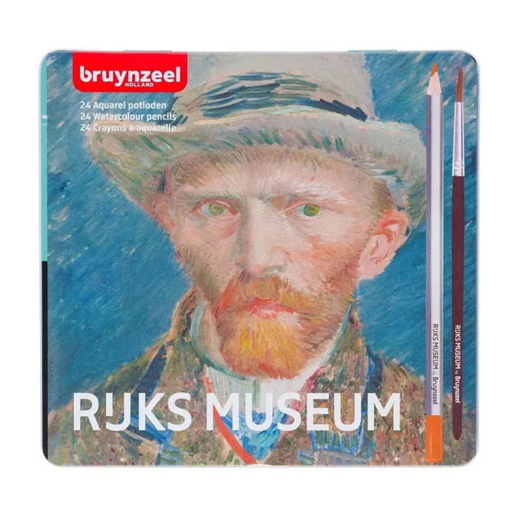 BRUYNZEEL RIJK MUSEUM SULU BOYA KALEM SETİ 24'LÜ METAL KUTU - B63013024