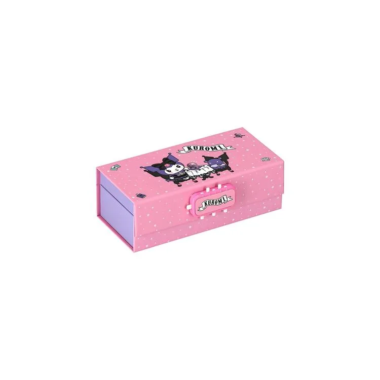 KUROMİ 216-31-03 LİSANSLI ŞİFRELİ SAPLI YATAY KALEMLİK ORGANİZER PEMBE