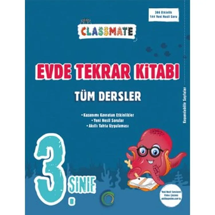 OKYANUS 3. SINIF CLASSMATE TÜM DERSLER EVDE TEKRAR KİTABI