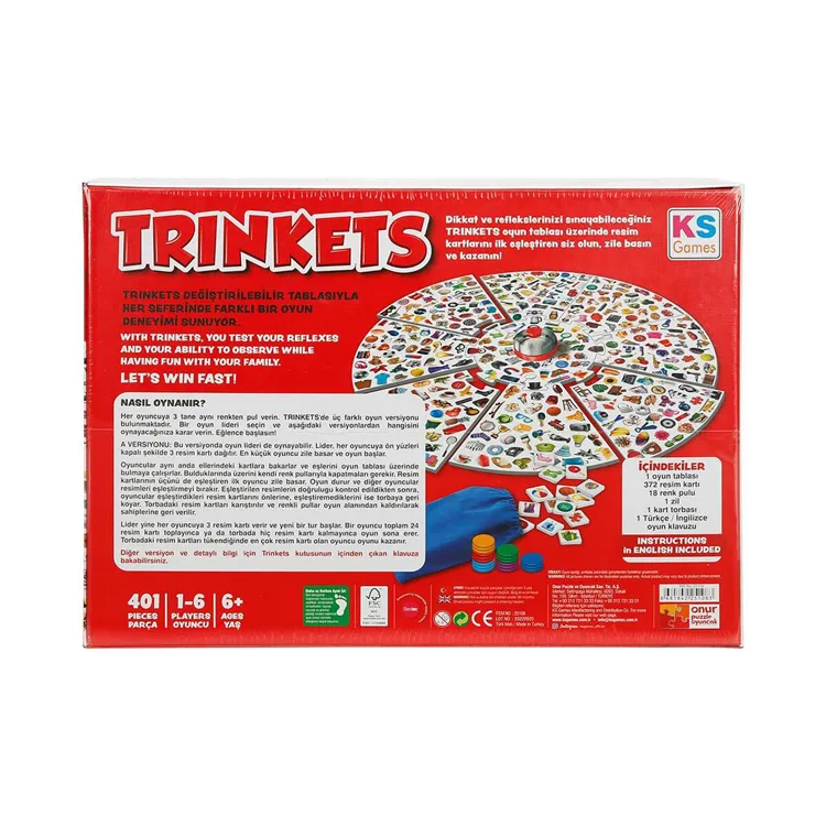 KS GAMES 25108 TRINKETS KUTU OYUNU