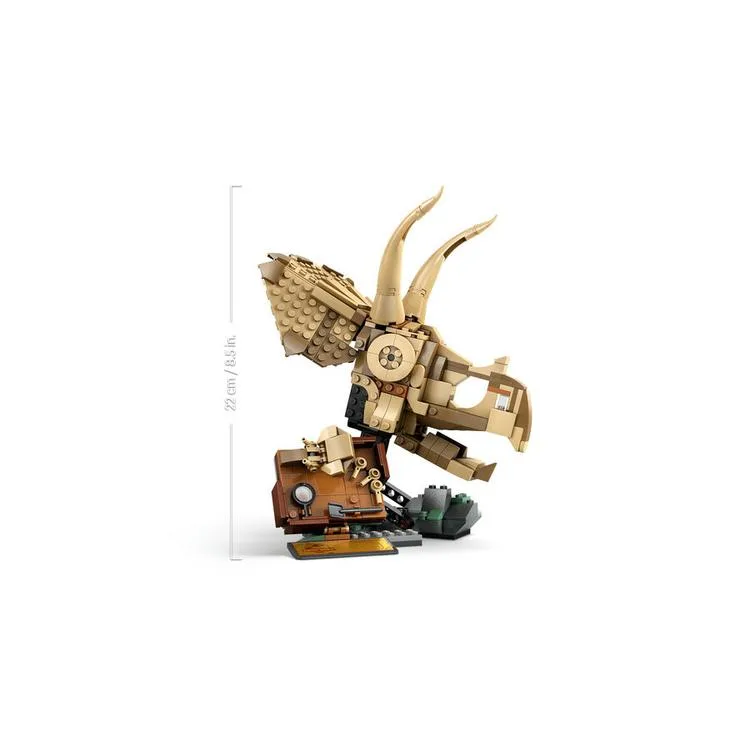 LEGO 76969 JURASSIC WORLD DİNOSAUR FOSSİLS : TRİCERATOPS SKULL 468 PARÇA 9+