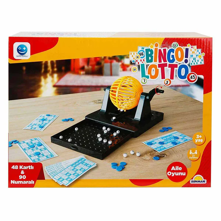 SUNMAN 8026B BİNGO LOTTO KUTU OYUN SETİ