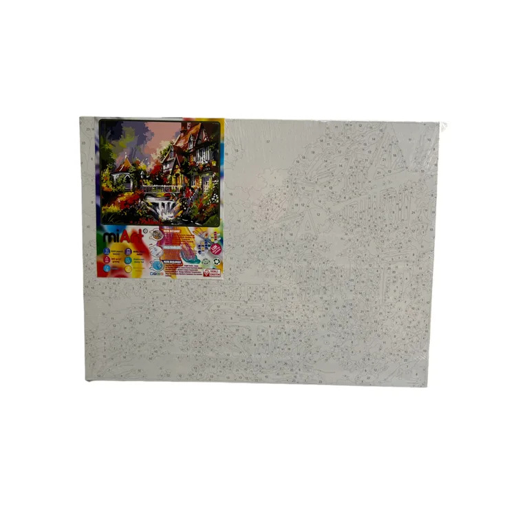 MİART 30X40 SAYILARLA BOYAMA TUVAL - HUZURLU BAHÇE