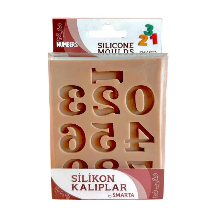 SMARTA SK1013021 SLİKON KALIPLAR - SAYILAR (NUMBERS)