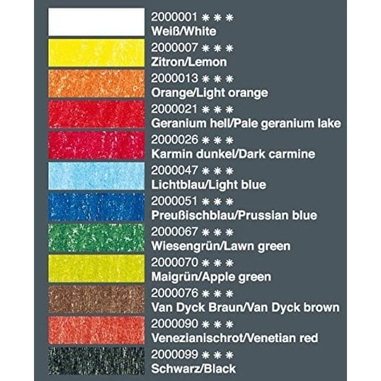 LYRA REMBRANDT POLYCOLOR PENCILS ESKİZ ÇİZİM SETİ METAL KUTU 12 PARÇA - L2001120