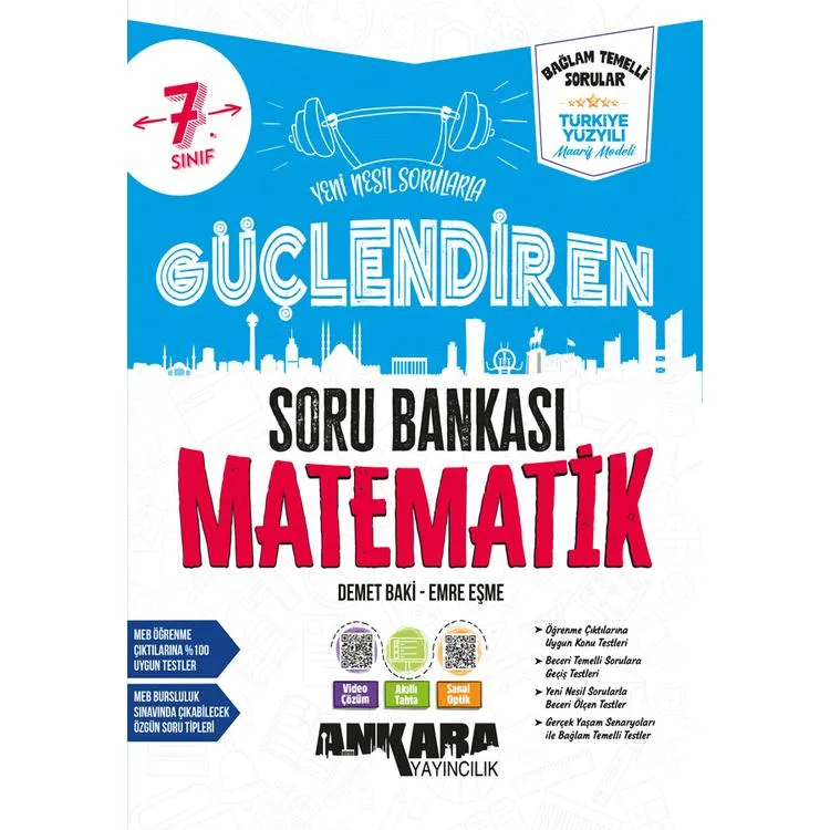 ANKARA 7.SINIF GÜÇLENDİREN MATEMATİK SORU BANKASI