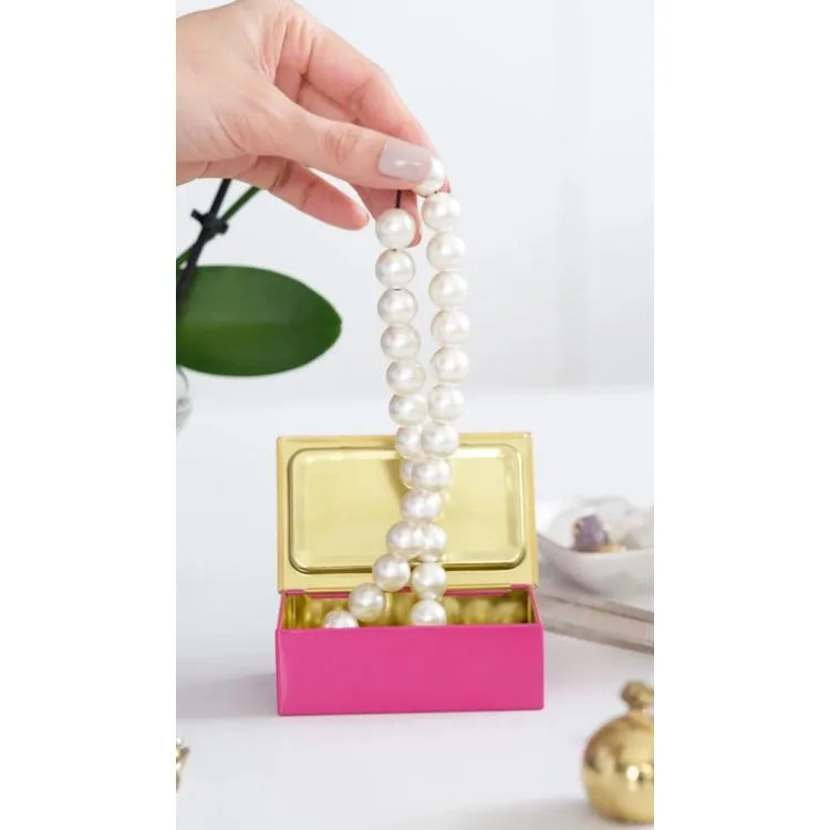 DAKS 2002 HEDİYELİK TENEKE KUTU LUCENT SYMPHONY - FUŞYA 6x9.5x3cm