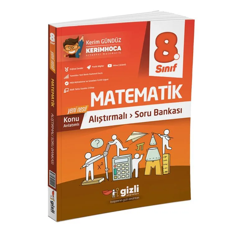 GİZLİ 8. SINIF MATEMATİK ALIŞTIRMALI SORU BANKASI