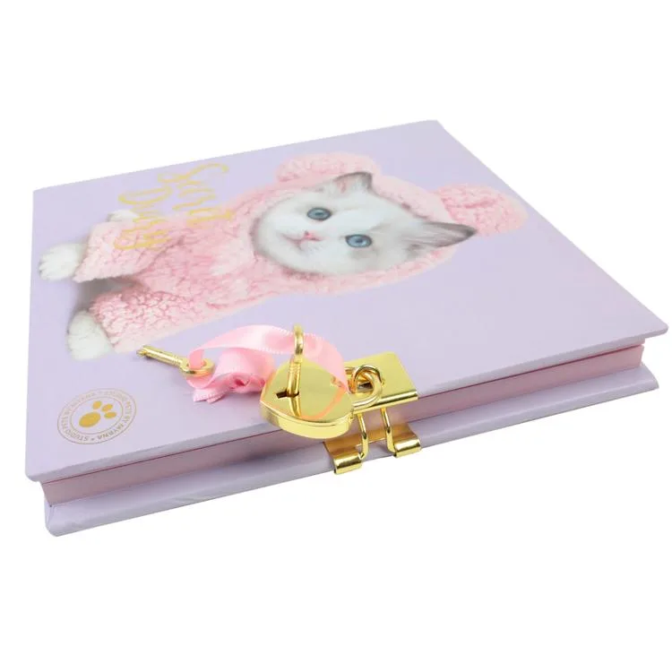 CEM STUDIO PETS PT-7790 18X18cm ÇİZGİLİ KİLİTLİ HATIRA DEFTERİ